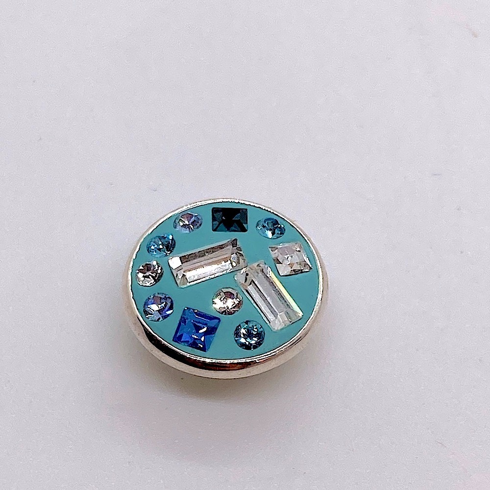 Kameleon 925 Sterling & Crystal Treasure On a Turquoise Beach JewelPop Jewel Pop